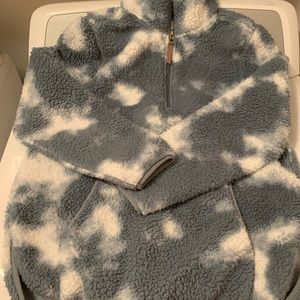 LIV outdoor sherpa fleece pullover 1/4 zip Large